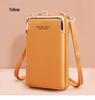 2025 Women's Korean Style Lychee Grain Large Capacity Crossbody Phone Bag & Wallet.