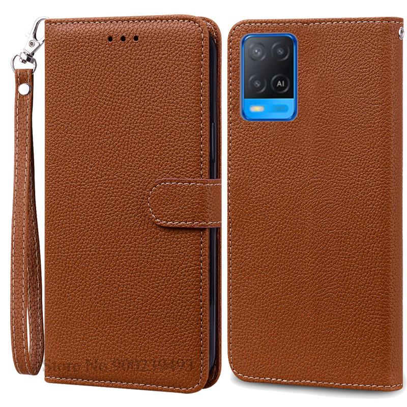 Pro pouzdro OPPO A54 A54 5G Peněženka Kožené výklopné pouzdro Pro pouzdro OPPO A54 5G CPH2239 CPH2195 OPPOA54 A 54 Nárazuvzdorné pouzdro na telefon Fundas