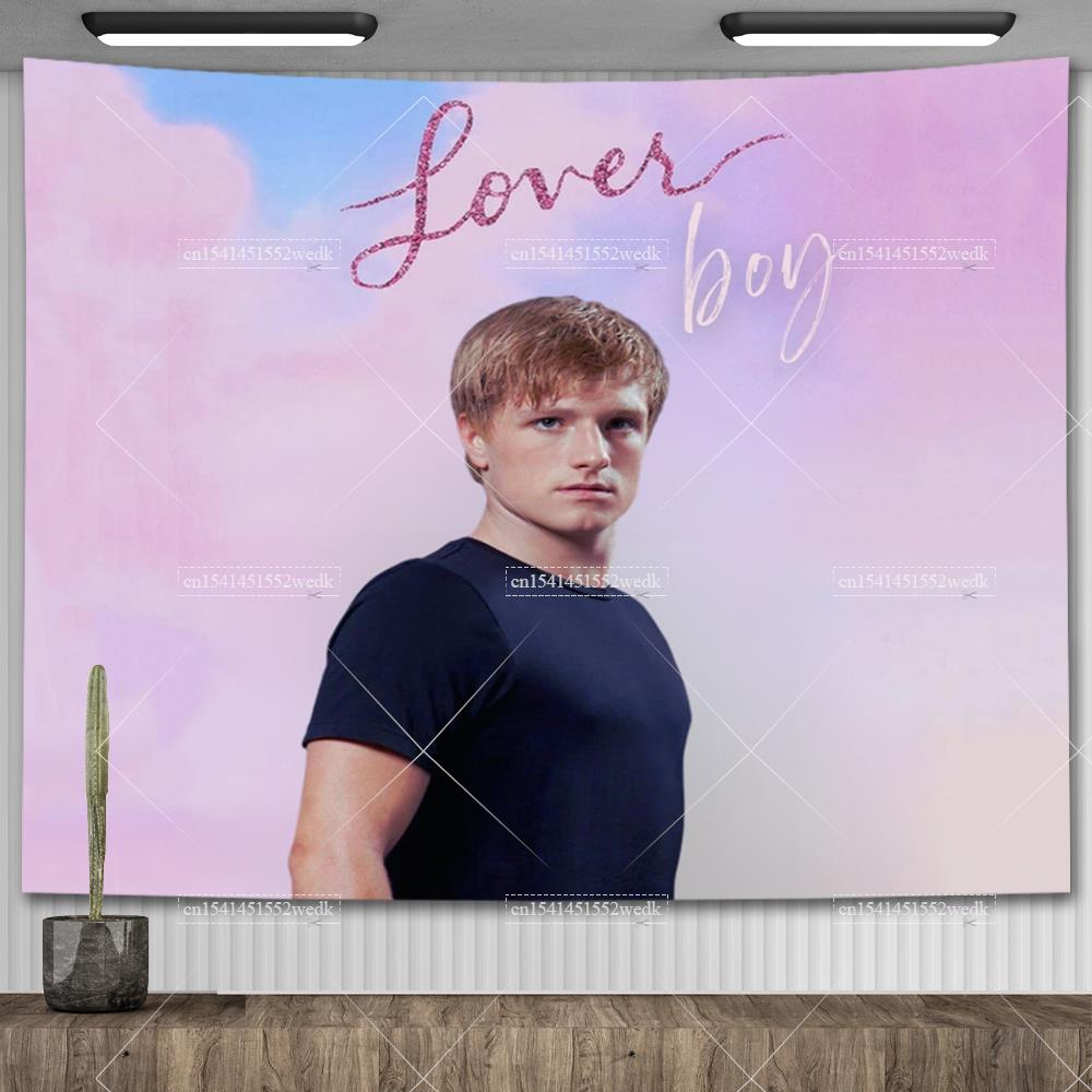 

Josh Hutcherson Whistle Baby Tapestry Wall Hanging Meme Flag Astronauts Tapestries Asethetic Bedroom Decoration Background Cloth 74x94cm(29x37in)