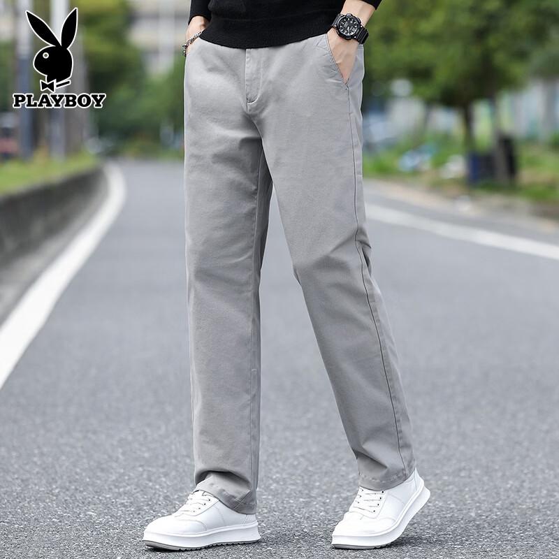 Мужские брюки в стиле business casual прямого кроя Playboy 31