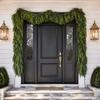 Real Touch Realisticl Green Garland Pine Needles Artificial Pine Tree Decor  Outdoor