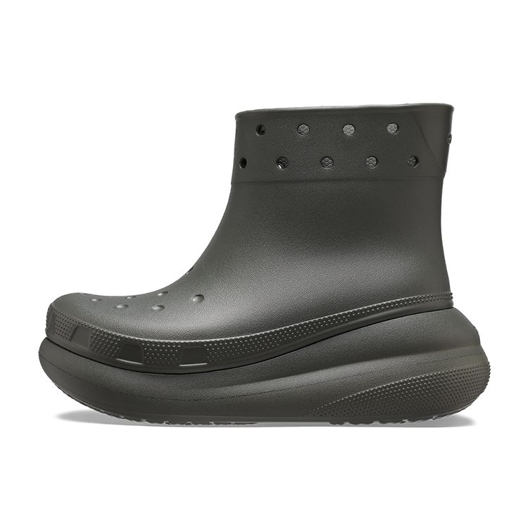 Crocs Classic Crush Rain Boot Black Unisex SKU 207946-3J5 37-38