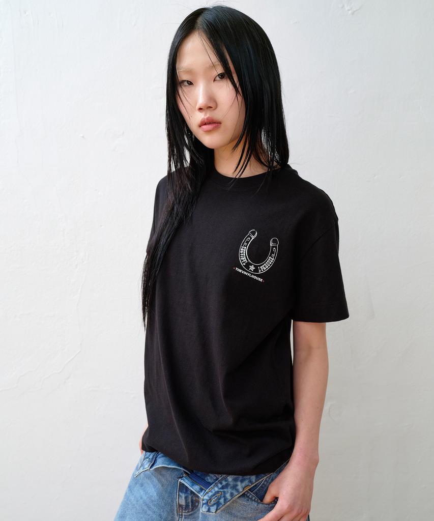 THEVINYLHOUSE Lucky House Tee Black