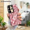 Phone Case: 2D Flat Samsung Galaxy A34 A35 M05 M06 S20 S22 S21 FE Plus 5G Protective Case, Couple Style, Bowknot Floral, Christmas and Halloween Gifts
