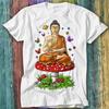 Magic Mushrooms Godess Buddha Butterfly Zen Om Yogas T Shirt Top Tee 261