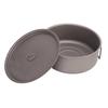 Titanium Pot 3‑5 People Portable Cooking Pot with Foldable Handles for Outdoor Camping Hiking