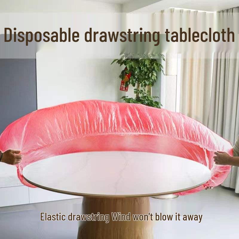 

Universal Elastic Tablecloth: Waterproof, Oil-Proof, No-Wash for Square/Round Tables