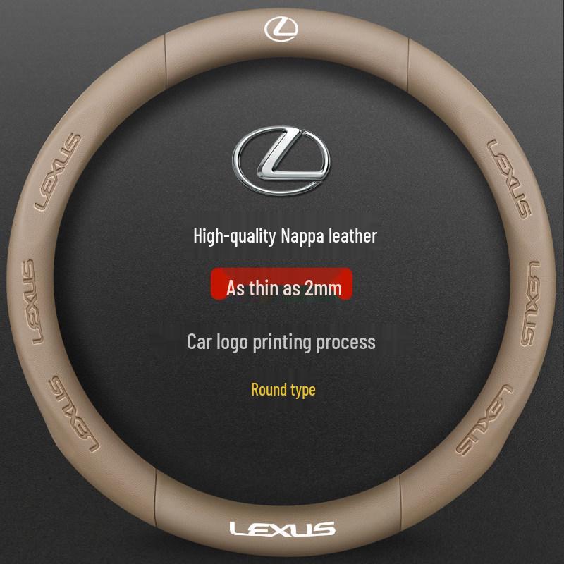 Lexus ES/RX/NX/UX Suede & Leather Steering Wheel Cover
