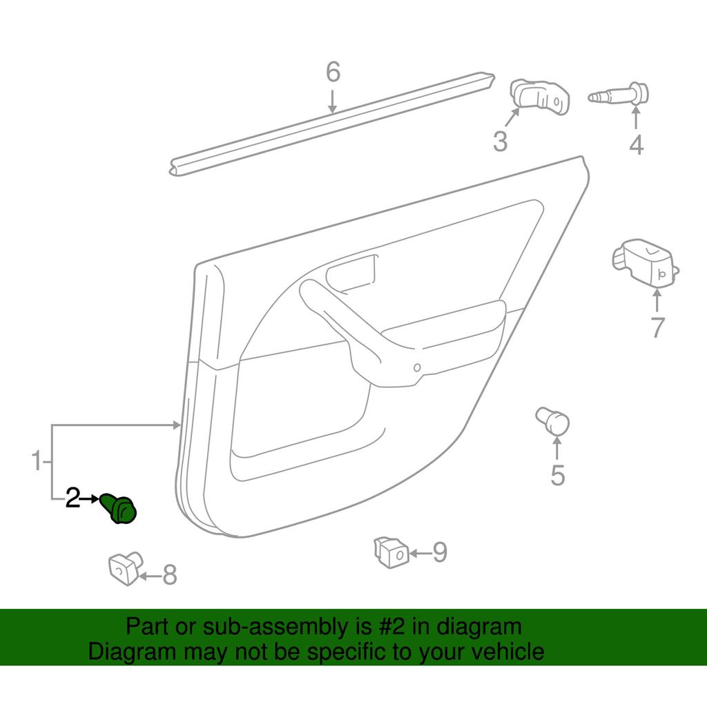 Door Trim Panel Retainer Trunk Side Trim Clip 67771-02030 for Toyota 4Runner Camry Land Cruiser Sienna Corolla Lexus LS400 LX450