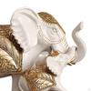 Creative Elephant Statue, Collectible Figurine Artwork Ornament Decorative Animal Sculpture for Desk