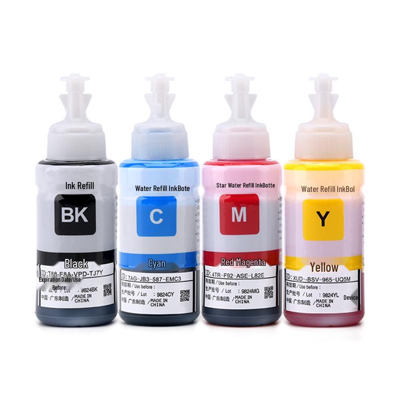 Epson Printer Ink 672 for L360-L485 Models, Four-Color CISS