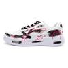 Li Ning Floating Boat Abrasion Resistant Lightweight Height Increasing Low top Skateboard Shoes Unisex Black White AGCS419-1(team888-)