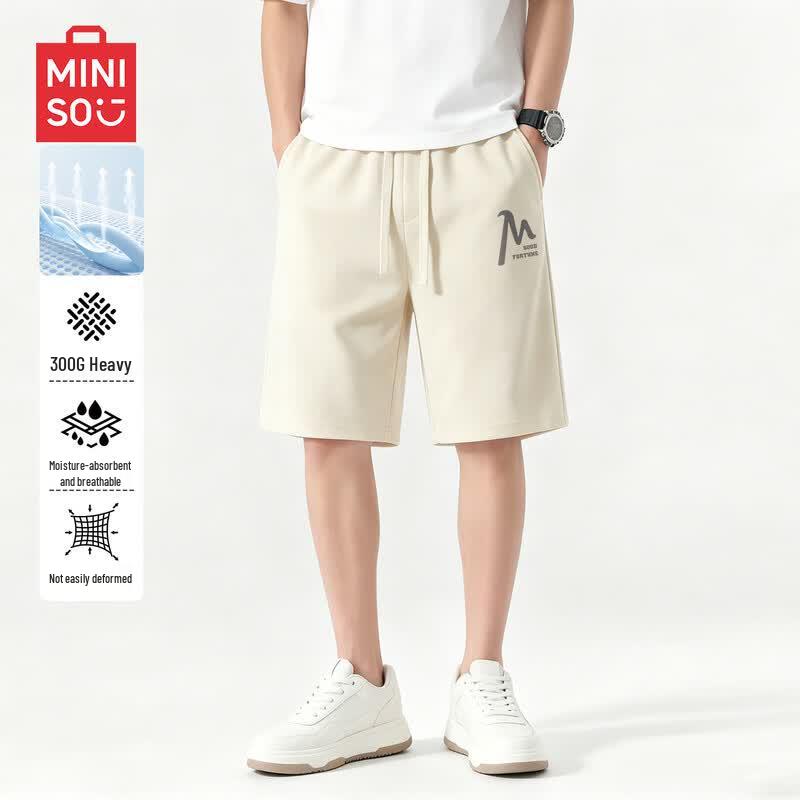 MINISO Men s Summer Casual Drawstring Shorts 4XL