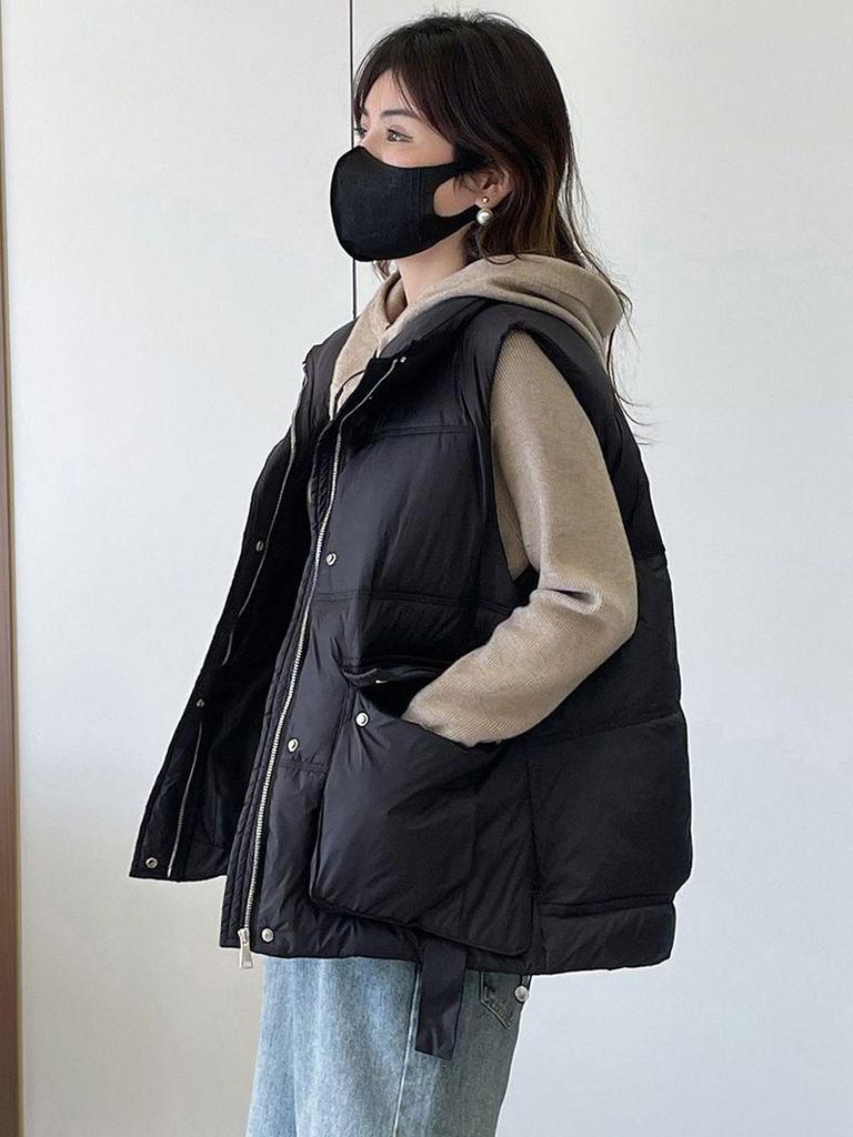 Damen Neue Mode Daunenweste mit lockerem Schnitt für Herbst/Winter