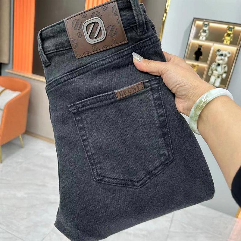 

Мужские облегающие джинсы с принтом граффити – Европейская мода, коллекция весна/лето 2024 г., стираные и эластичные 27 (suggested for 80-90 catties)