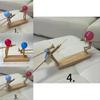 Charming Handmade Wooden Fencing Puppets With 400 Balloons Perfect For Imaginative Play