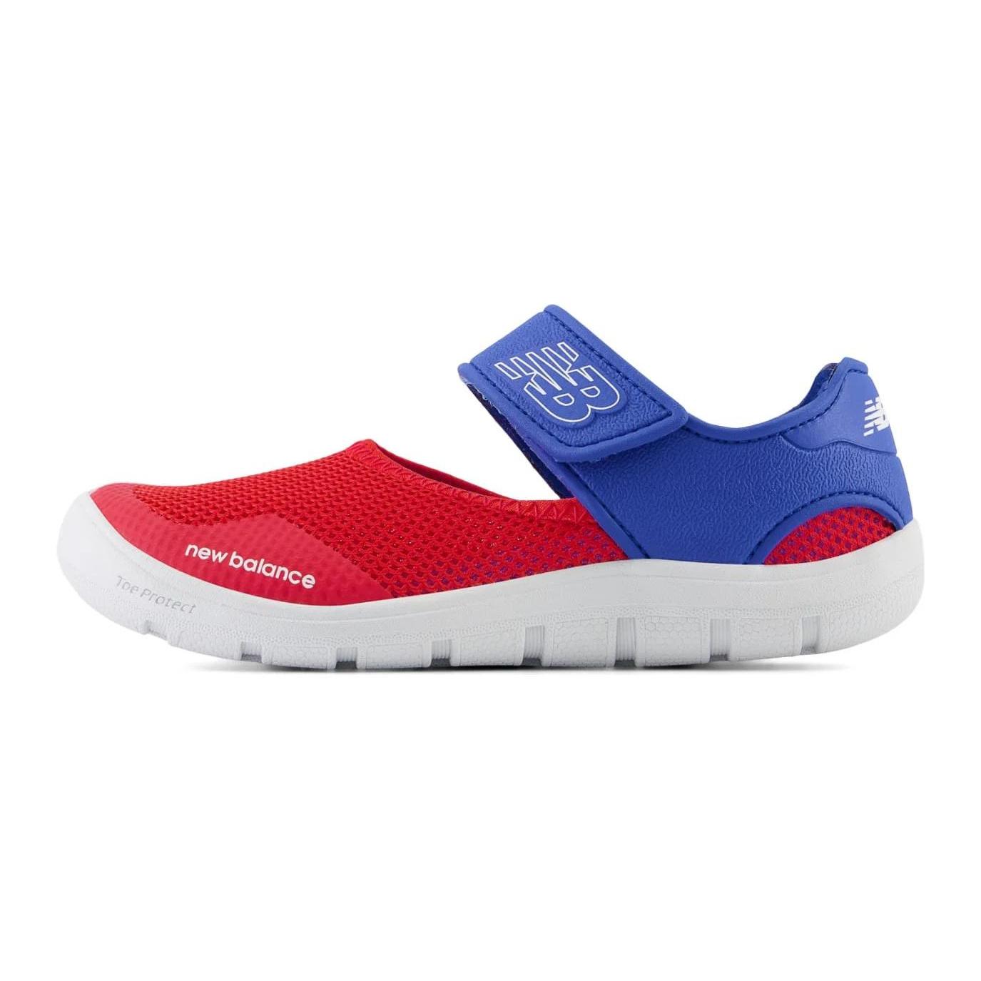 

New Balance NB 208 V2 Sandal B2 Cushioning, Wear Resistant Children s Sandals Blue Red Kids YO208B2 Standard (M) 35