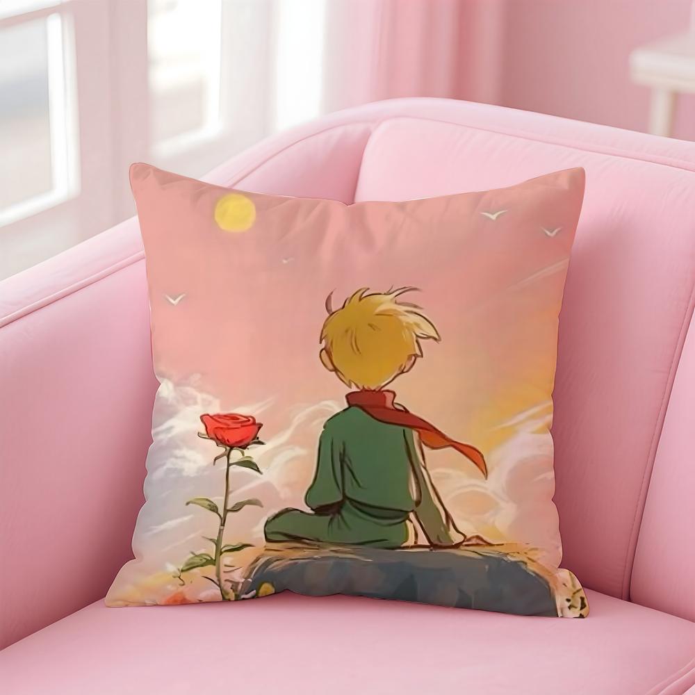 anime T-The L-Little Prince Cushion Cover Comfortable Reversible Pillow Cover Ideal for Car Sofa Bedroom & Beyond