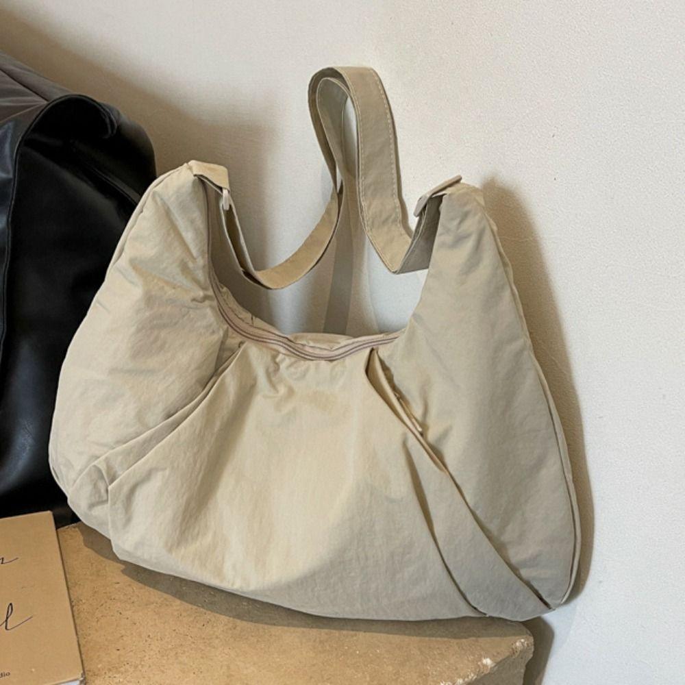 Large Capacity Casual Dumpling Bag Tote Bag Oxford Cloth Underarm Bag Nylon Shoulder Bag  Travel
