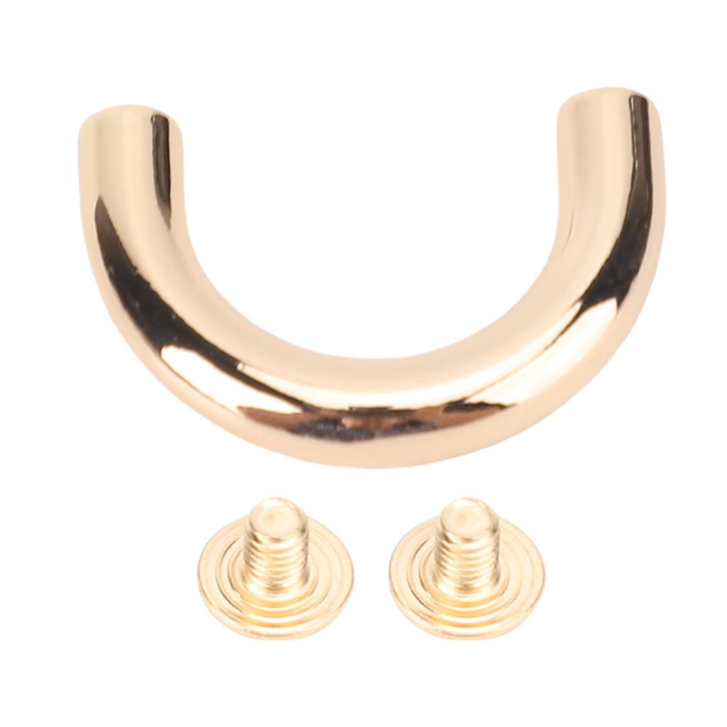 20 Sets D-Ring-Verbinderschnallen Zinklegierung und Eisen Multifunktional Galvanisiert Bogenbrücke D-Ri