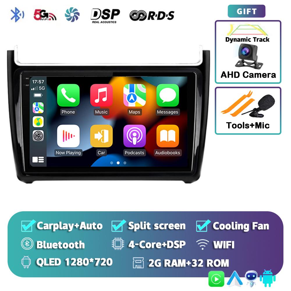 

Android 14 Carplay автомобильное радио для Volkswagen VW Polo Sedan 2008 2009 2010 2011 2012 2013 2014 2015 мультимедийный проигрыватель стерео GPS