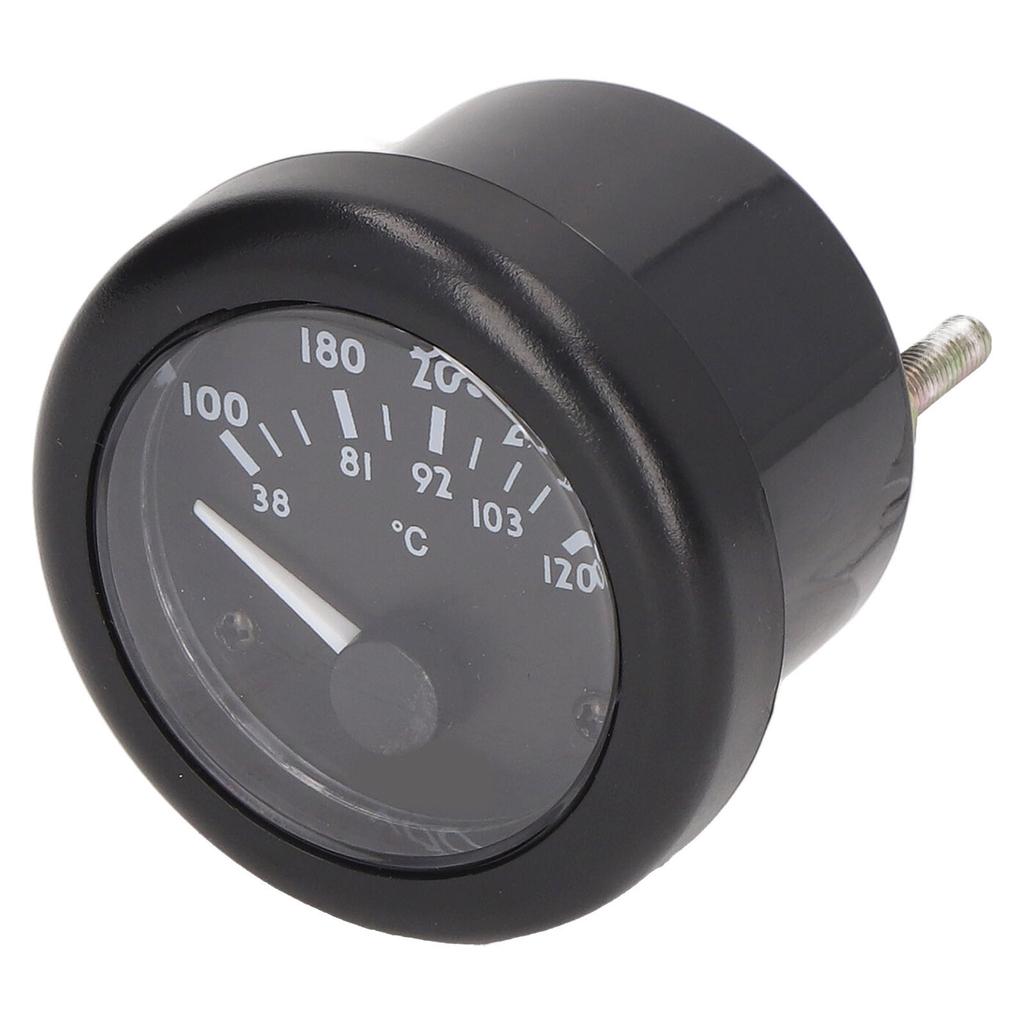 Engine Water Temperature Gauge 2in Wide Range High Accuracy Front Waterproof Diesel Generator Water Temp Meter 24V