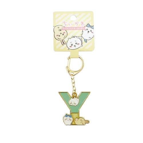Chiikawa Alphabet Initial C Metal Keychain Bag Charm Toman Toys Character Goods