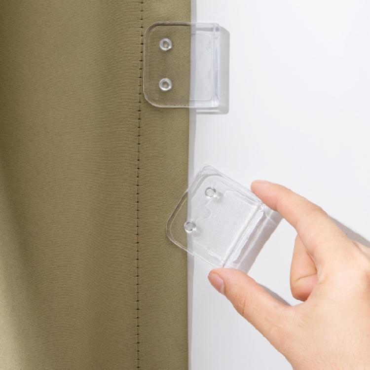 2/4/8 Piezas Clips Multiusos para Cortina de Ducha Montaje Sin Herramientas Baño A Prueba de Viento Autoadhesivos Soportes para Protector de Salpicaduras de Ducha