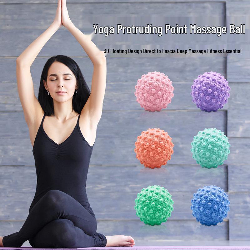 Foot Massage & Muscle Relaxation Peanut Ball for Yoga Nordic Blue