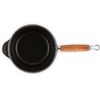 Кастрюля Le Creuset профессиональная с деревянной ручкой 18 см черная глянцевая (21139181402460)
