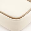 Dior CD Logo Shoulder Bag Pochette Vintage Beige PVC Women Used