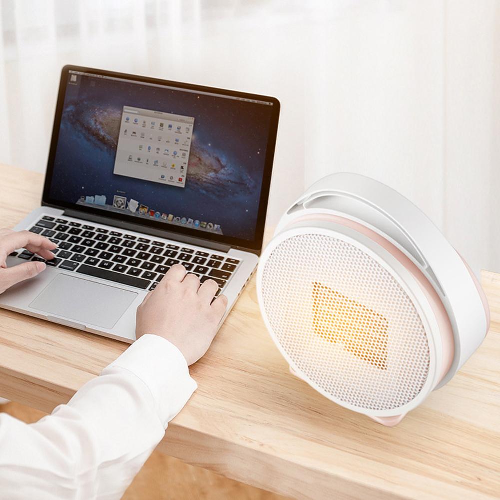 360-Degree Surround Heaters 3s Fast Heating Space Heaters Fan With Overheat Protection Quiet Floor Heating Fan For Winter Use