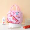 Cute 3d Cartoon Animal Pattern Thermal Lunch Box Cooler Bag Potable Insulated Bento Handbag Waterproof Picnic Food Container Bag