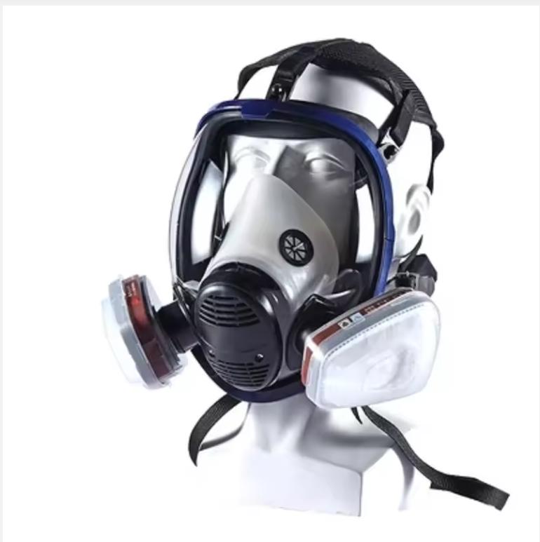 Chemical Gas Mask 6800 Dust Respirator Anti-Fog Full Face Mask Filter For Industrial Acid Gas, Welding Spray Paint Insecticide
