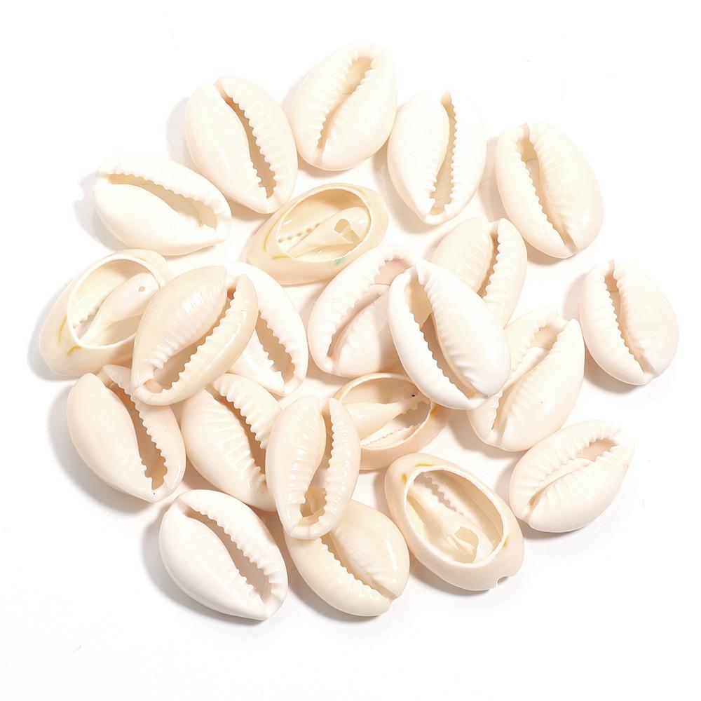 40g Perles Coquillage Blanc Multitaille Breloque Perles Espacement Libres Pour Boucles d'Oreilles Collier Fait Main DIY Fabrication de Bijoux Vente en Gros