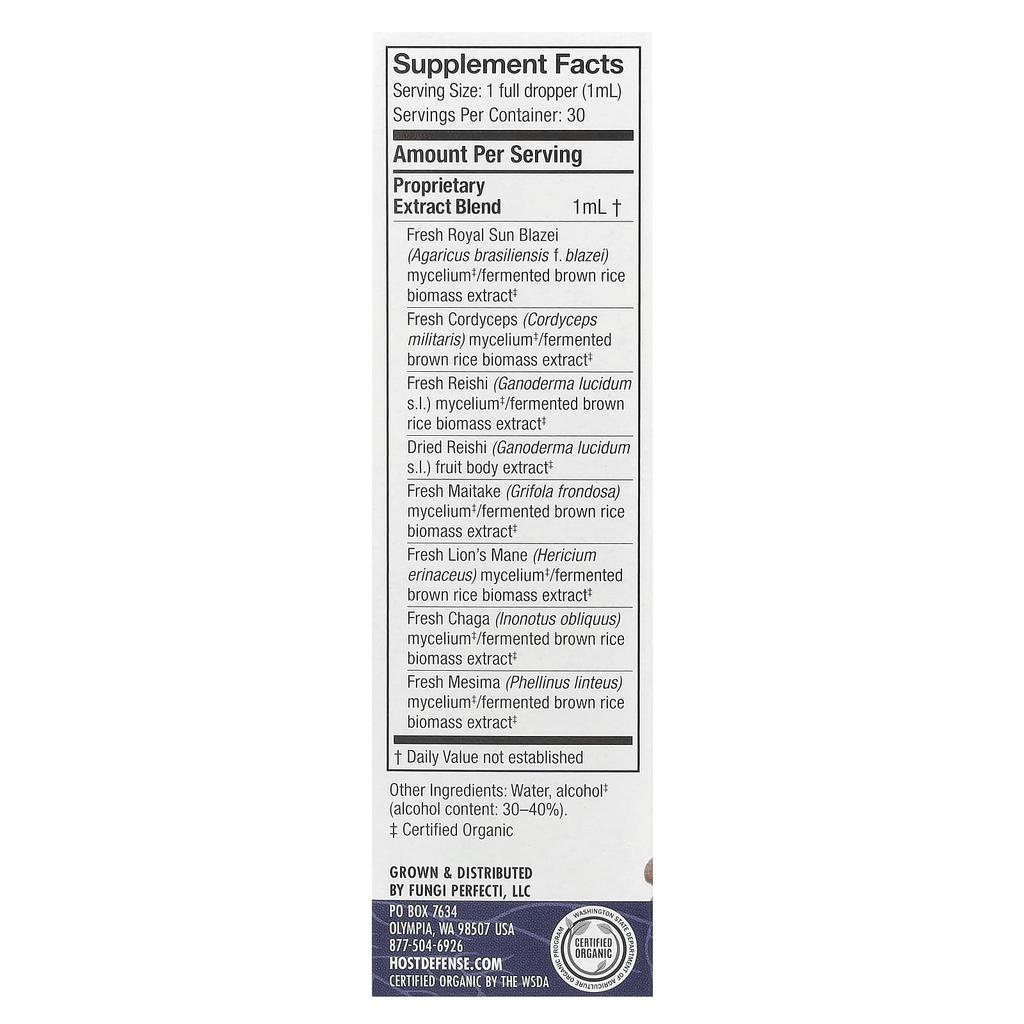 Host Defense, Staymeth 7 Extract, Daily Immune Support, 1 fl oz (30 ml)