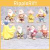 Delightful Set Of 8 Princess Snow White And Seven Dwarfs Action Figures For Kids