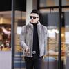 Men's Fur New Mink Coat Men's Hooded Mink Fur Mink Jacket