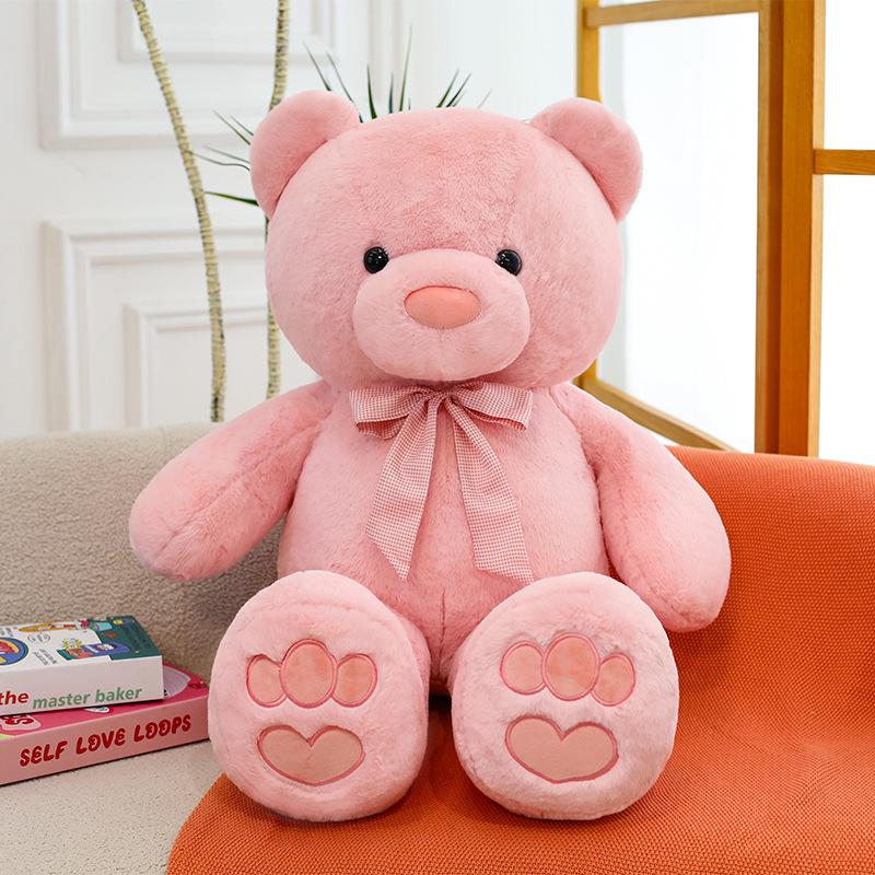 

Baisai Big Bear Silk Scarf Plush Toy - Cute Cartoon Doll Gift for Girls Birthdays 52 cm розовый