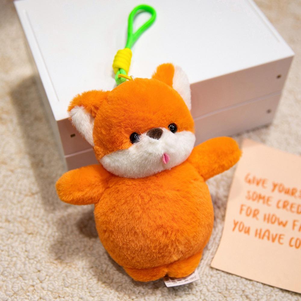 Raccoon Animal Doll Keychain Bear Plush Toys Small Pendant Capybara Plush Keychain  Home Decor