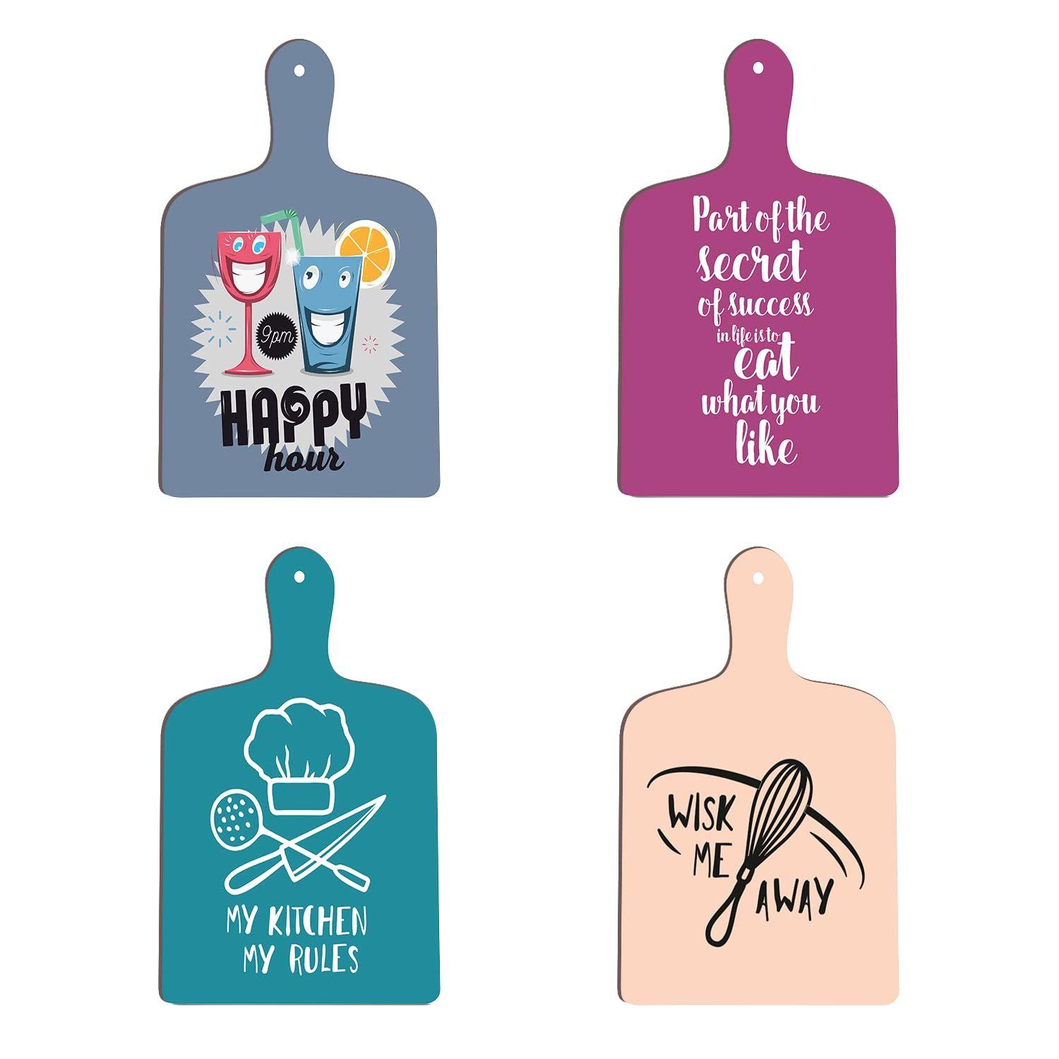 

Настенный декор Деревянный Кухня Предметы домашнего декора Набор из 4 штук