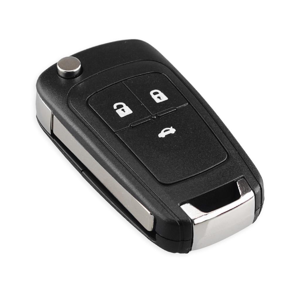 Flip Folding Remote Car Key Shell Case For Chevrolet Cruze Epica Lova Camaro Impala Aveo 2010 2011 2012 2013 Hu100 Blade