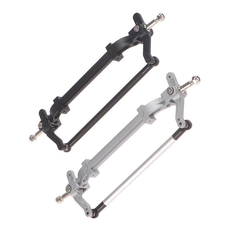 Metalowa Przednia Oś Drążek Kierowniczy Łącznik Maszt Dla 1/14 Tamiya Rc Ciężarówka Traktor Samochód