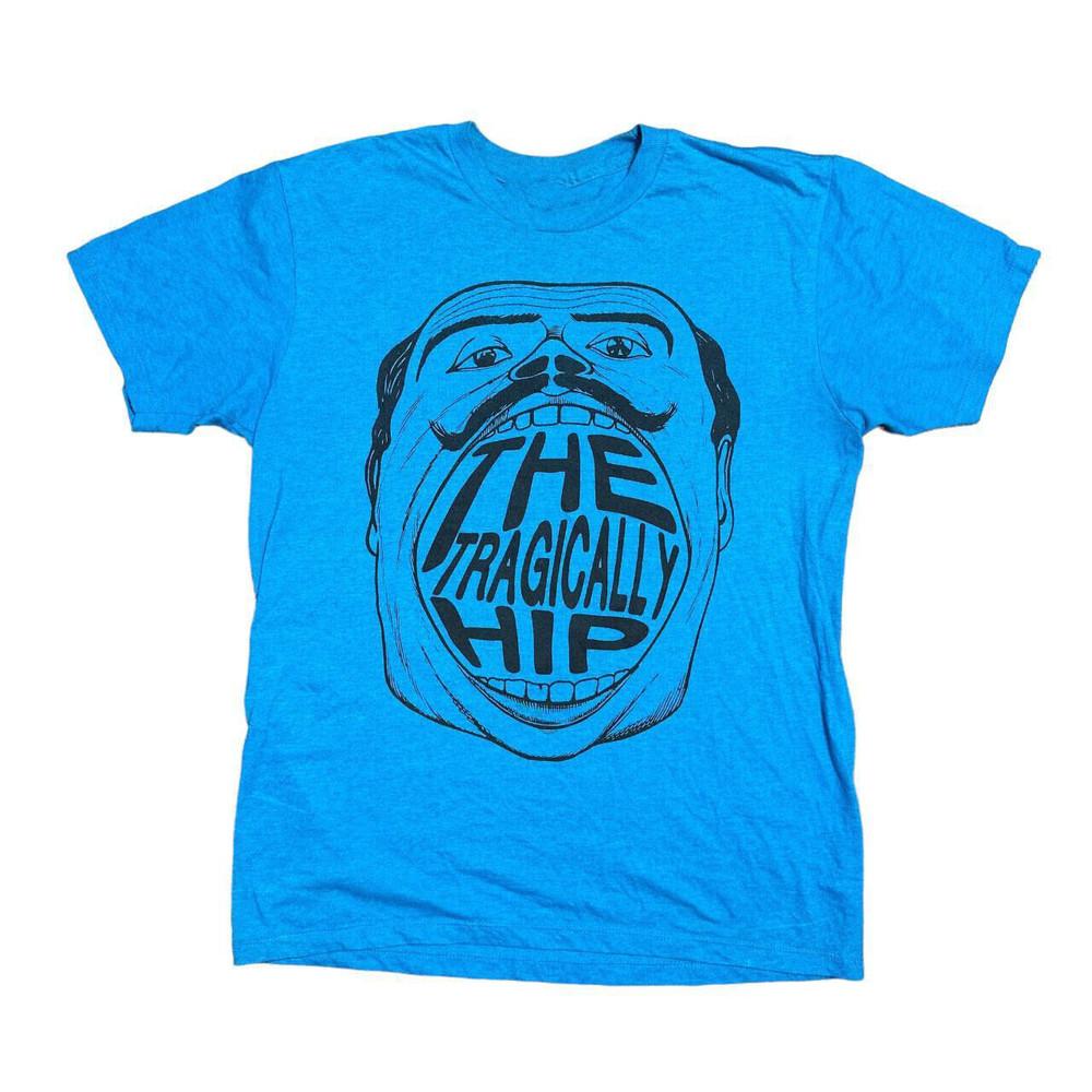 Vtg The Tragically Hip Band Short Sleeve Cotton Blue Full Size Unisex Shirt OM74 Unisex T-Shirt XXXXL