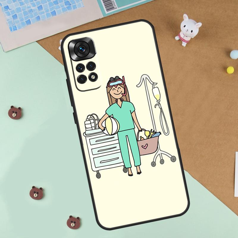Krankenschwester Arzt Zahnarzt Hülle Für Xiaomi Redmi Note 14 13 12 9 10 11 Pro 10S 11S 12S Hülle Für Redmi 13C 10C 12C 14C