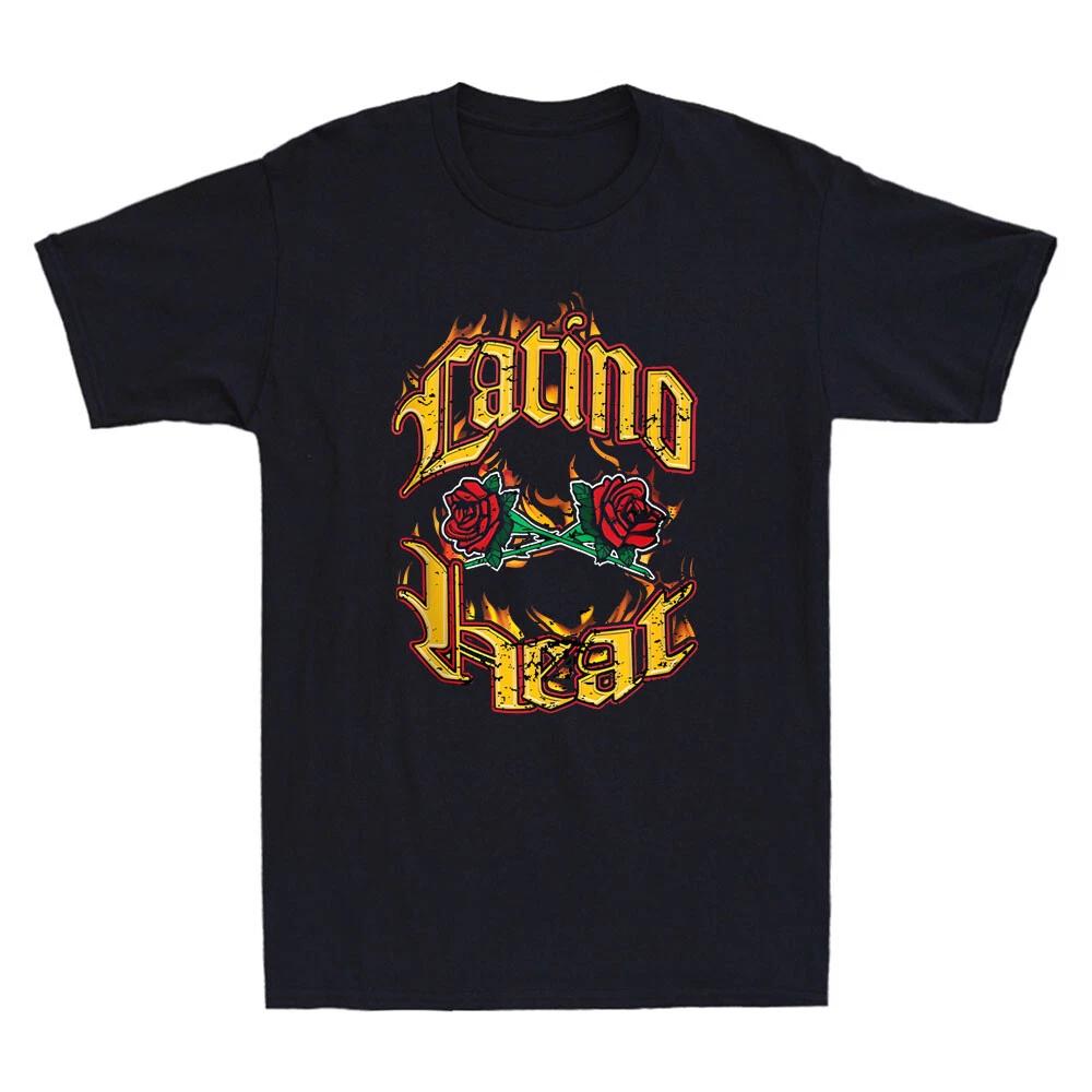 Latino Can You Stand The Heat Funny Rose Meme Vintage Men s Short Sleeve T-Shirt M