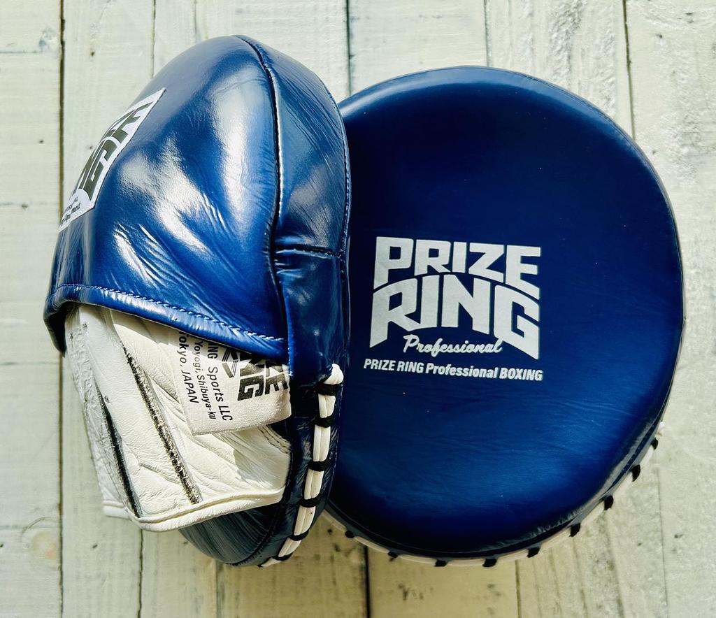 PRIZE RING Boxing and Navy Mitts, Small, Thin, Lightweight, (S)