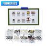 250Pcs 10 Types of Car Remote Control Key Switch Button Packs, SMD Tactile Switches, Key Packs 4*4, 3*6 Small Keys