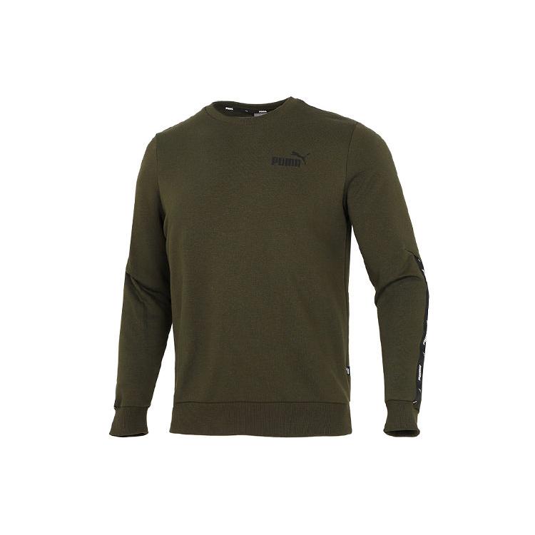 Puma Sweatshirts Men's Green Crew Neck Moderate Regular 849562-70