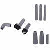 9PCS Grey Vacuum Cleaner Accessories Plastic Vacuum Attachments Brushes Kit  Cleaning Tool